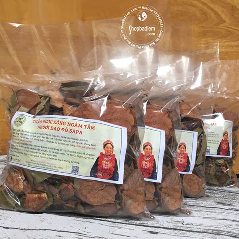 Lá tắm người dao đỏ, thuốc tắm sau sinh