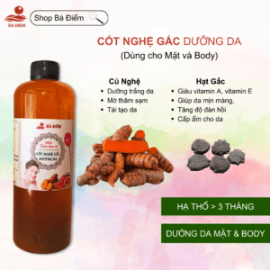 Rượu nghệ dưỡng da mặt